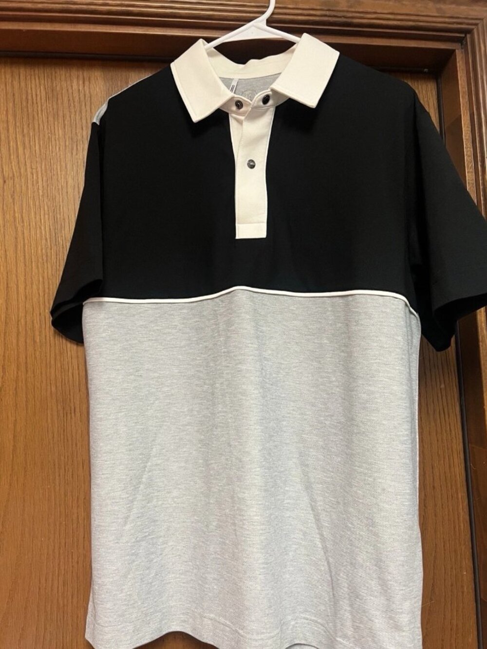 Bogner Performance Polo Shirt Mens L Short Sleeve Stretch Golf Casual Outdoors